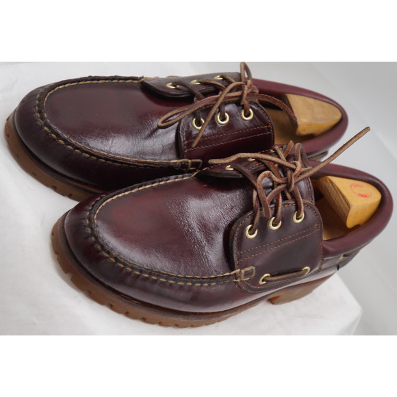 Eastland Seville Boat Shoe Oxblood Leather US Men's 11M - Picture 4 of 13